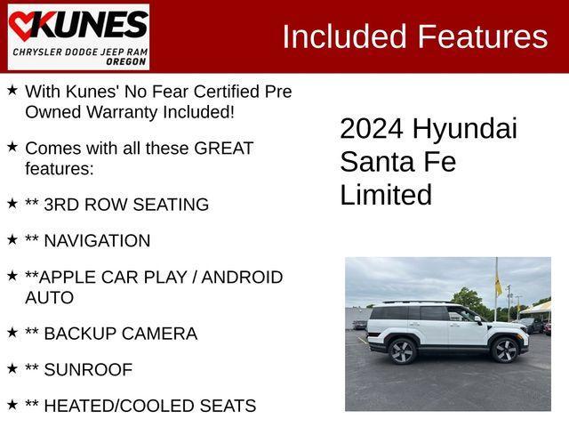 used 2024 Hyundai Santa Fe car, priced at $32,994