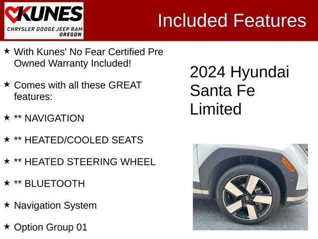 used 2024 Hyundai Santa Fe car, priced at $34,994