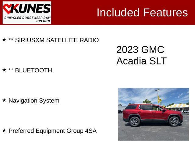 used 2023 GMC Acadia car, priced at $24,994