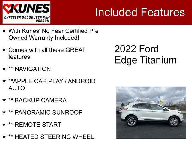 used 2022 Ford Edge car, priced at $21,994