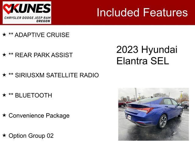 used 2023 Hyundai Elantra car, priced at $16,694