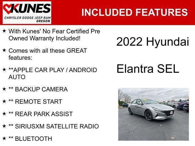 used 2022 Hyundai Elantra car, priced at $16,394