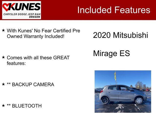 used 2020 Mitsubishi Mirage car, priced at $10,994