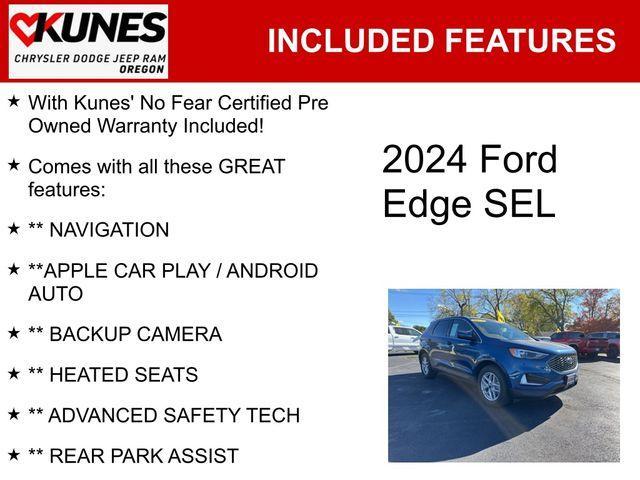 used 2024 Ford Edge car, priced at $25,994