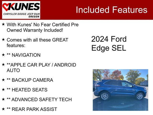 used 2024 Ford Edge car, priced at $29,794