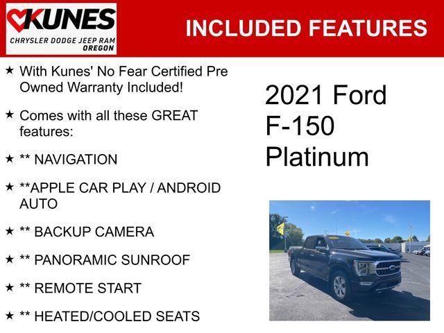 used 2021 Ford F-150 car, priced at $46,994