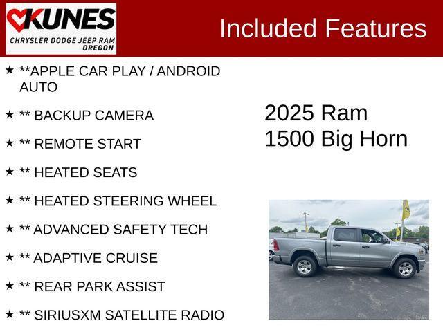 new 2025 Ram 1500 car, priced at $49,165