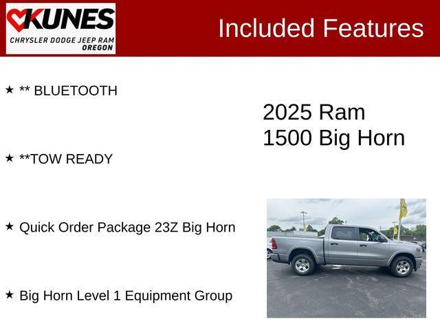 new 2025 Ram 1500 car, priced at $49,165