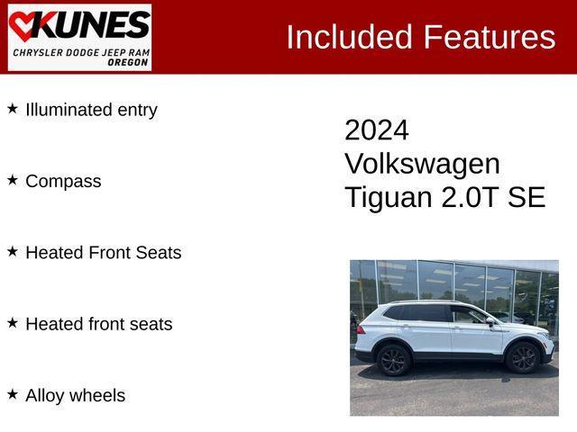 used 2024 Volkswagen Tiguan car, priced at $22,894