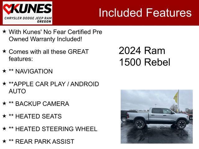 used 2024 Ram 1500 car, priced at $49,994