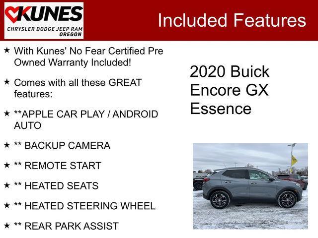 used 2020 Buick Encore GX car, priced at $17,594