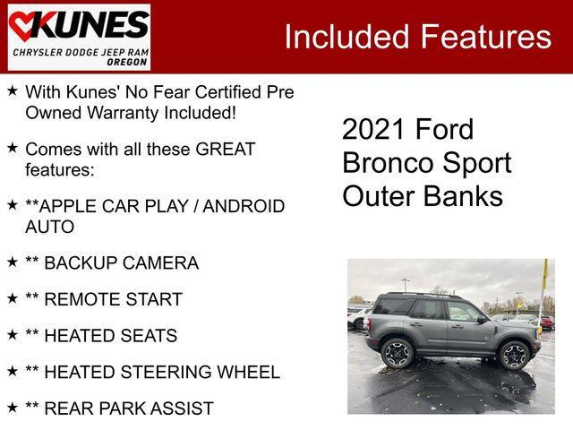 used 2021 Ford Bronco Sport car, priced at $22,994