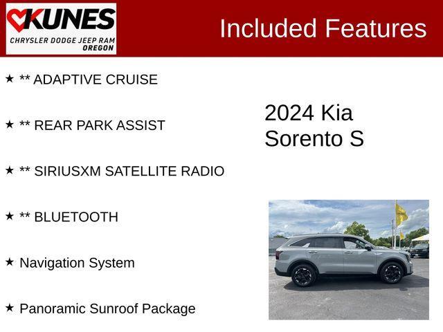used 2024 Kia Sorento car, priced at $27,994