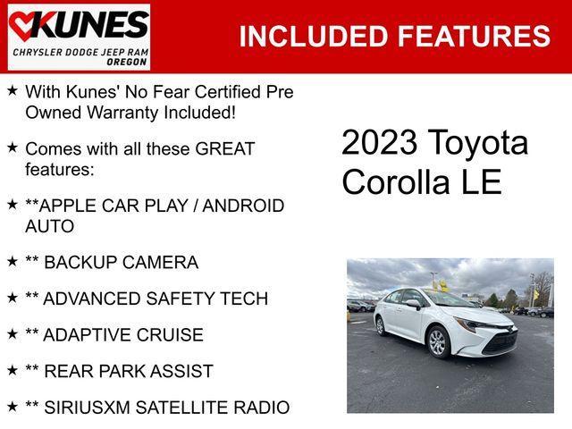 used 2023 Toyota Corolla car, priced at $17,994