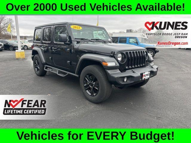 used 2022 Jeep Wrangler Unlimited car, priced at $30,794