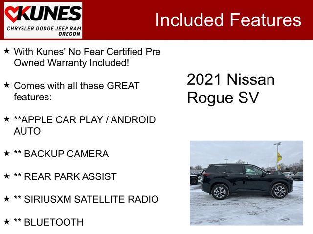 used 2021 Nissan Rogue car, priced at $19,994