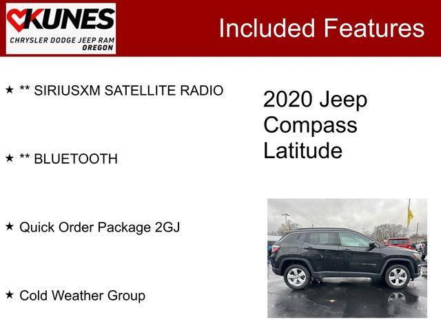 used 2020 Jeep Compass car, priced at $16,894