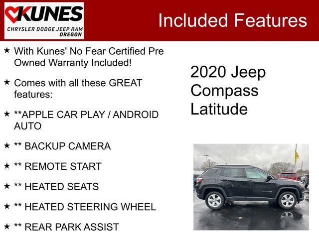 used 2020 Jeep Compass car, priced at $16,894