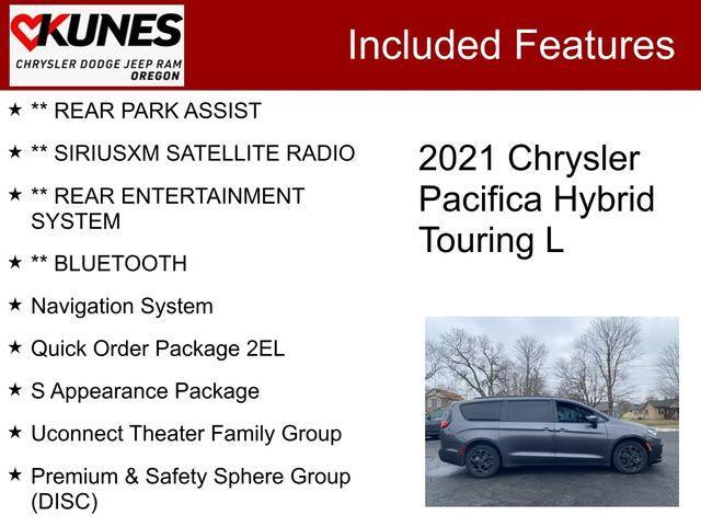 used 2021 Chrysler Pacifica Hybrid car, priced at $21,794