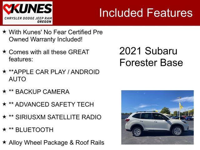 used 2021 Subaru Forester car, priced at $18,894