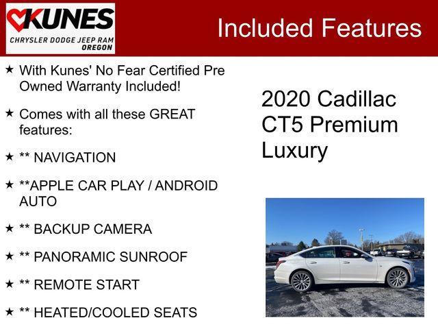 used 2020 Cadillac CT5 car, priced at $30,994