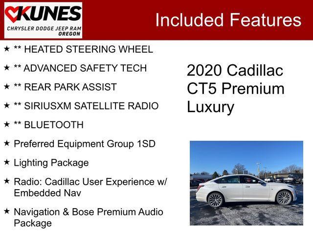 used 2020 Cadillac CT5 car, priced at $30,994