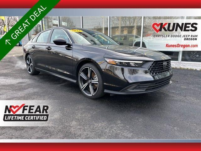 used 2023 Honda Accord Hybrid car, priced at $27,494