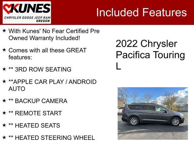 used 2022 Chrysler Pacifica car, priced at $22,394