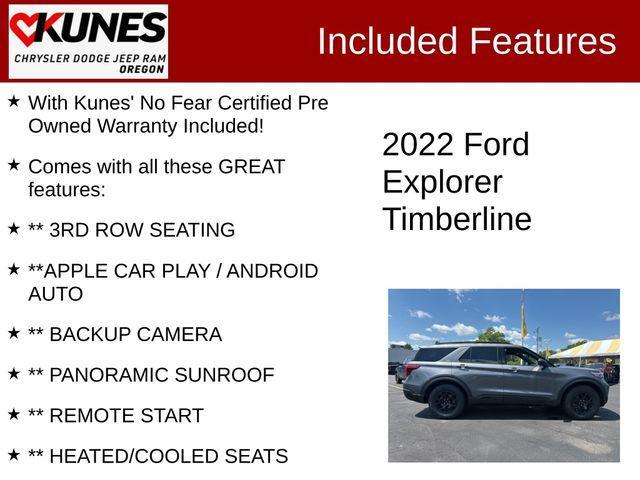 used 2022 Ford Explorer car, priced at $32,494