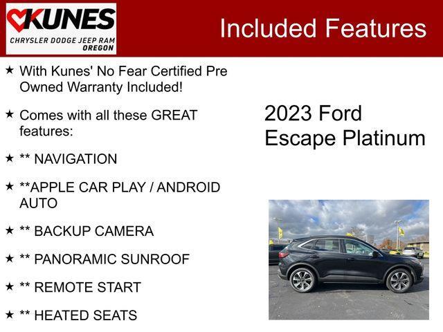 used 2023 Ford Escape car, priced at $23,994