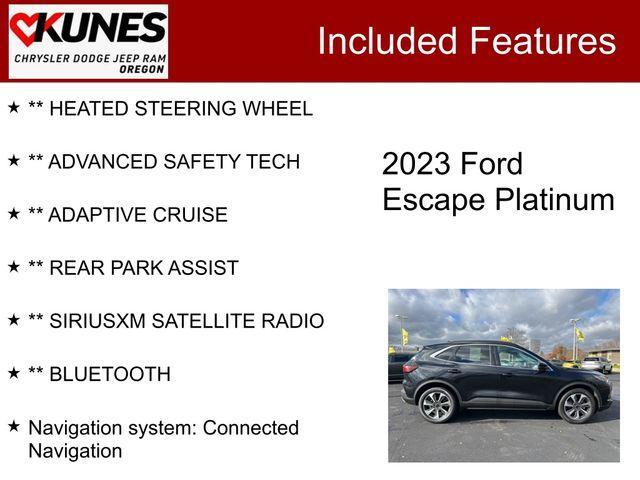 used 2023 Ford Escape car, priced at $23,994