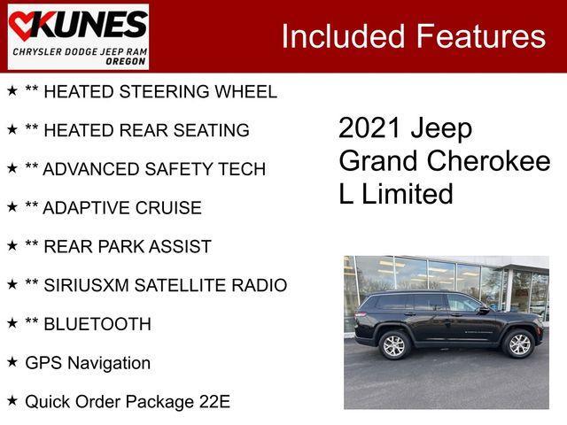 used 2021 Jeep Grand Cherokee L car, priced at $29,494