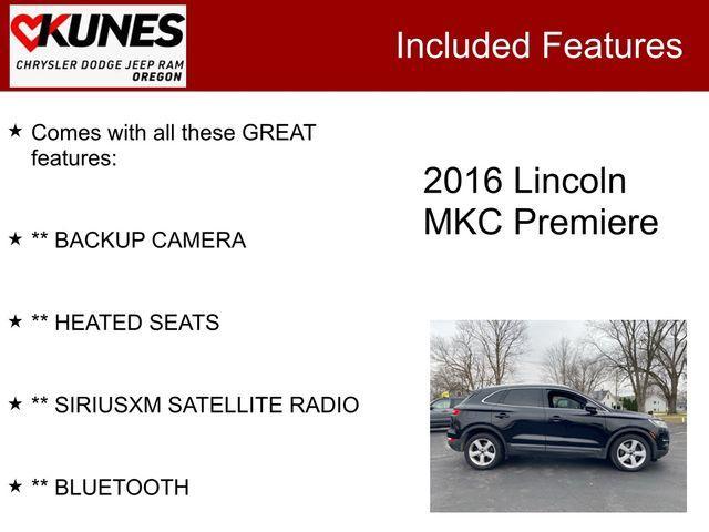 used 2016 Lincoln MKC car, priced at $9,494