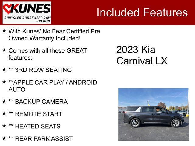 used 2023 Kia Carnival car, priced at $29,794