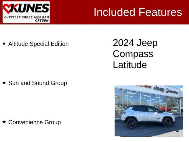 new 2024 Jeep Compass car, priced at $32,541