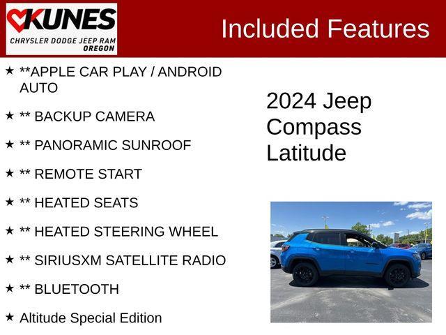 new 2024 Jeep Compass car, priced at $34,685