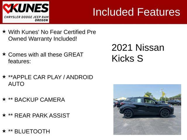 used 2021 Nissan Kicks car, priced at $16,694