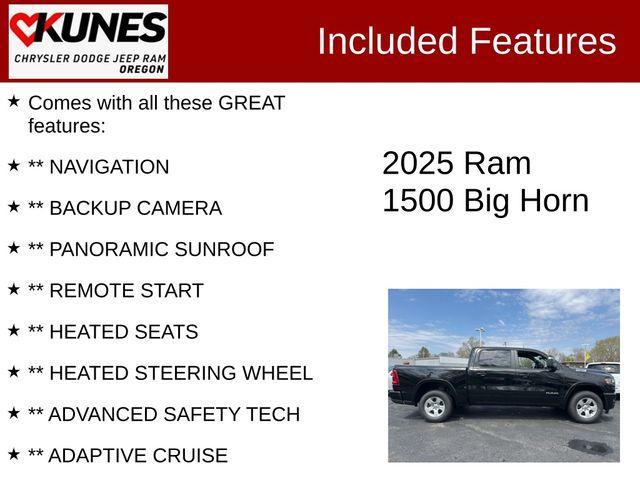 new 2025 Ram 1500 car, priced at $52,294