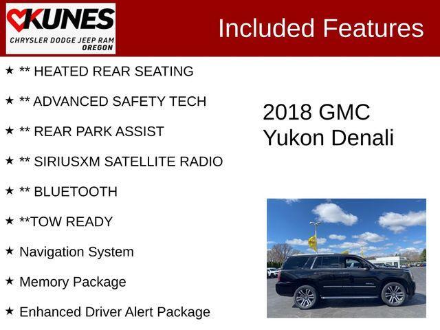 used 2018 GMC Yukon car, priced at $32,494