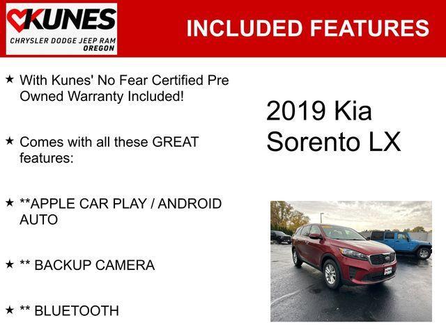 used 2019 Kia Sorento car, priced at $11,594