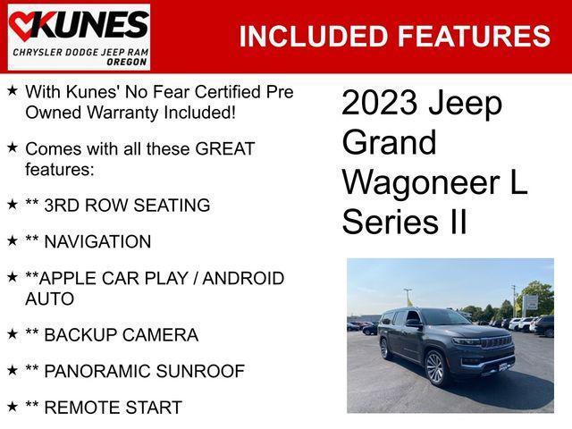 used 2023 Jeep Grand Wagoneer L car, priced at $69,996