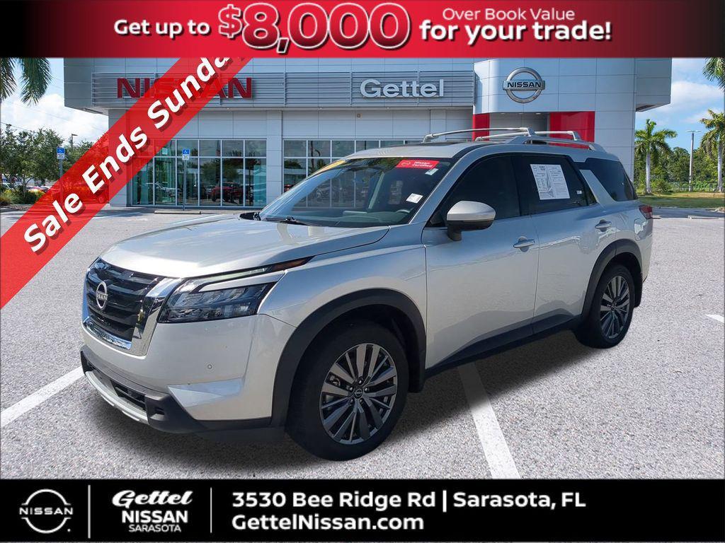 used 2025 Nissan Pathfinder car, priced at $39,791