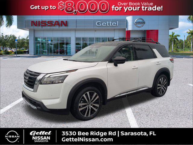 new 2025 Nissan Pathfinder car, priced at $48,696