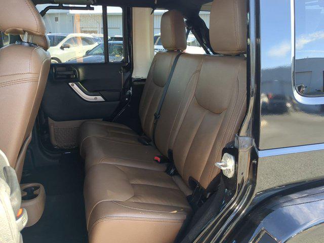 used 2015 Jeep Wrangler Unlimited car, priced at $18,591