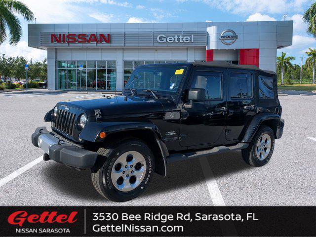 used 2015 Jeep Wrangler Unlimited car, priced at $18,991