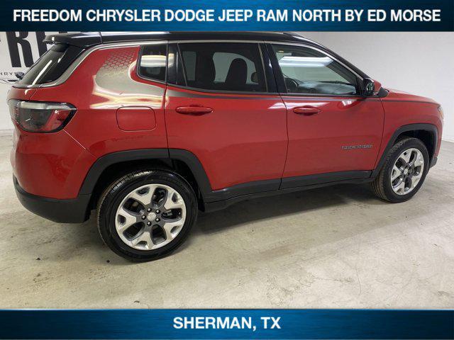 used 2021 Jeep Compass car, priced at $17,428