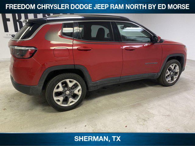 used 2021 Jeep Compass car, priced at $19,997