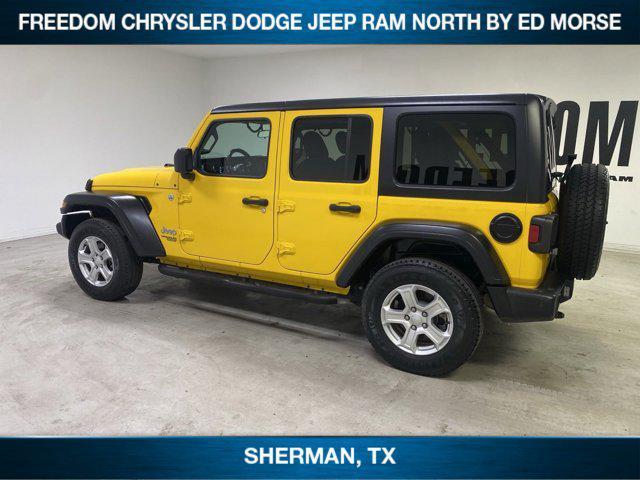 used 2020 Jeep Wrangler Unlimited car, priced at $22,997