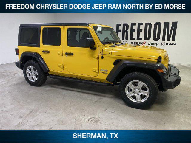 used 2020 Jeep Wrangler Unlimited car, priced at $22,997