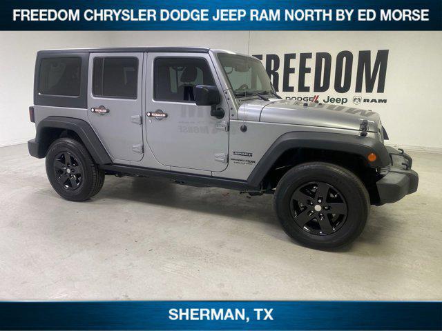 used 2018 Jeep Wrangler JK Unlimited car, priced at $19,437